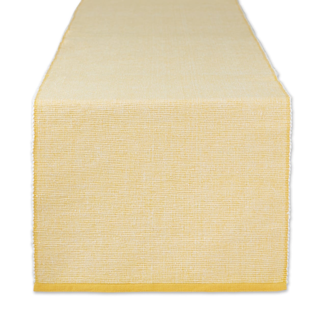 DII® 72" Chambray Ribbed Cotton Table Runner